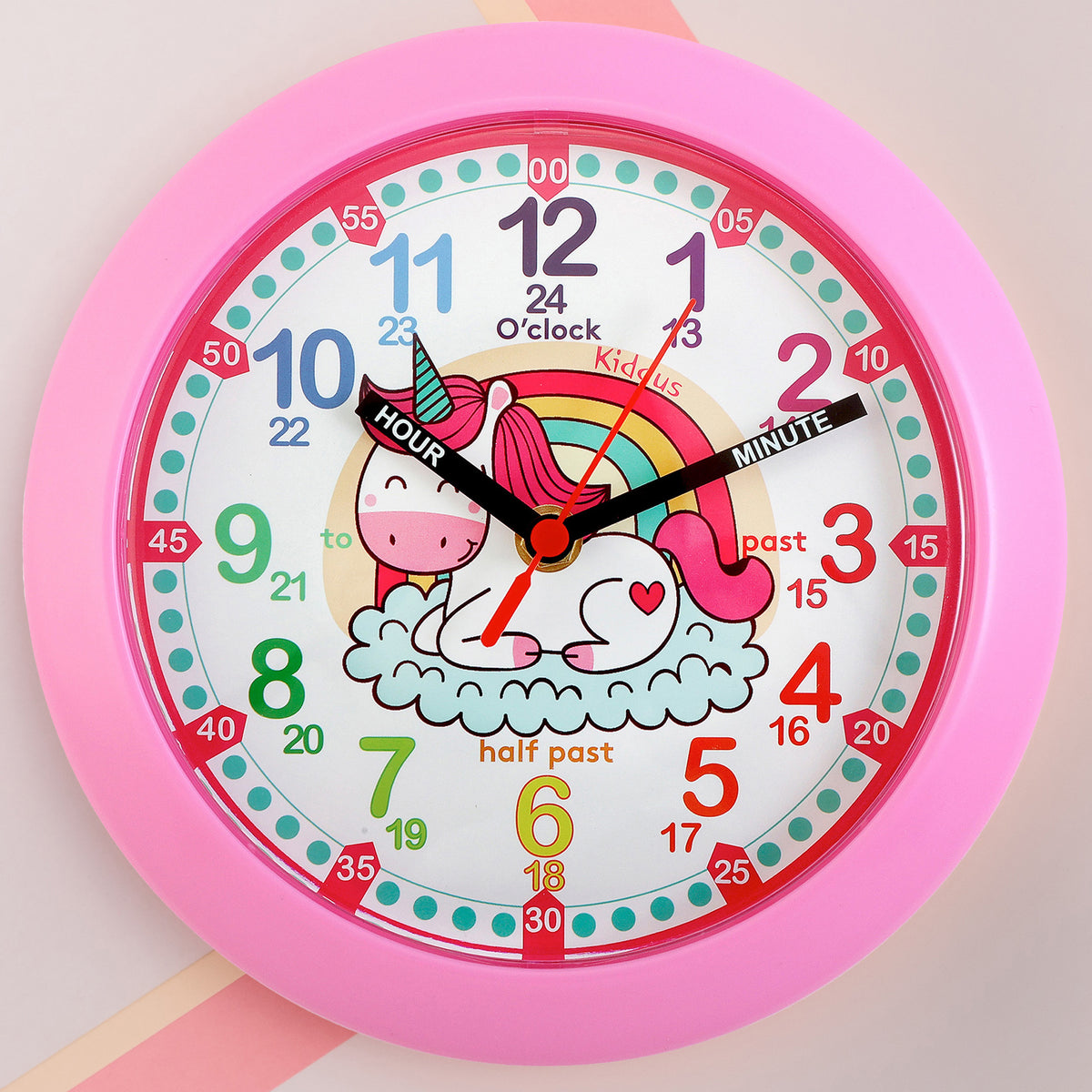 Reloj Educativo Relojes De Pared Para Habitaciones Juveniles