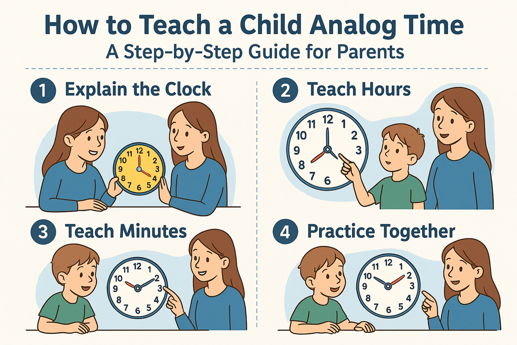 How to Teach a Child Analog Time: A Step-by-Step Guide for Parents
