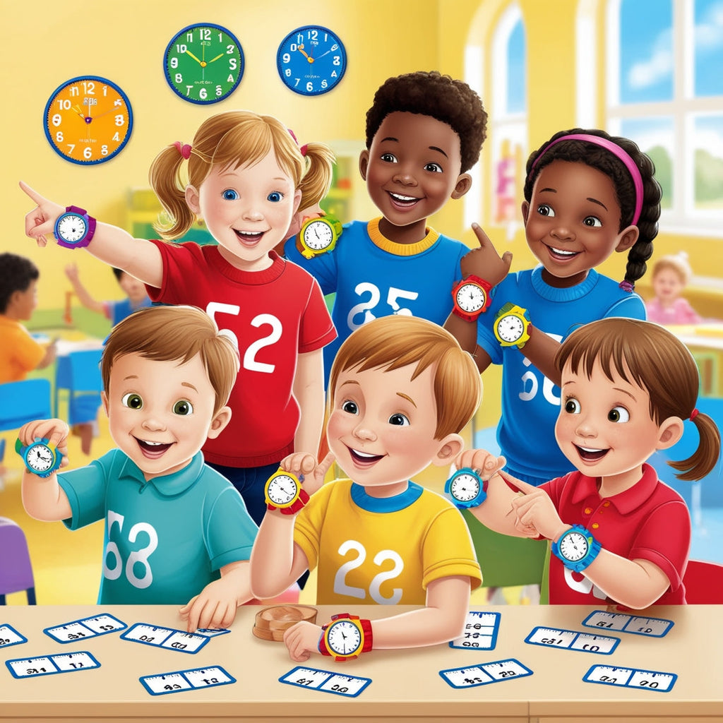 Watch Time. Learn Colorful Learning Watches for Kids – Kiddus