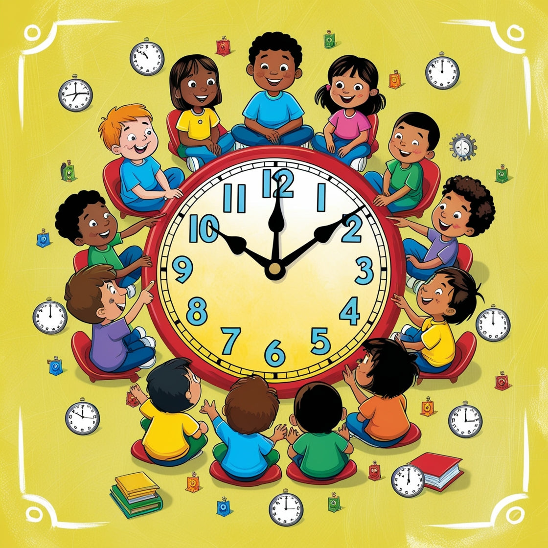 Learning to Tell Time for Kids: Easy Guide for Parents – Kiddus
