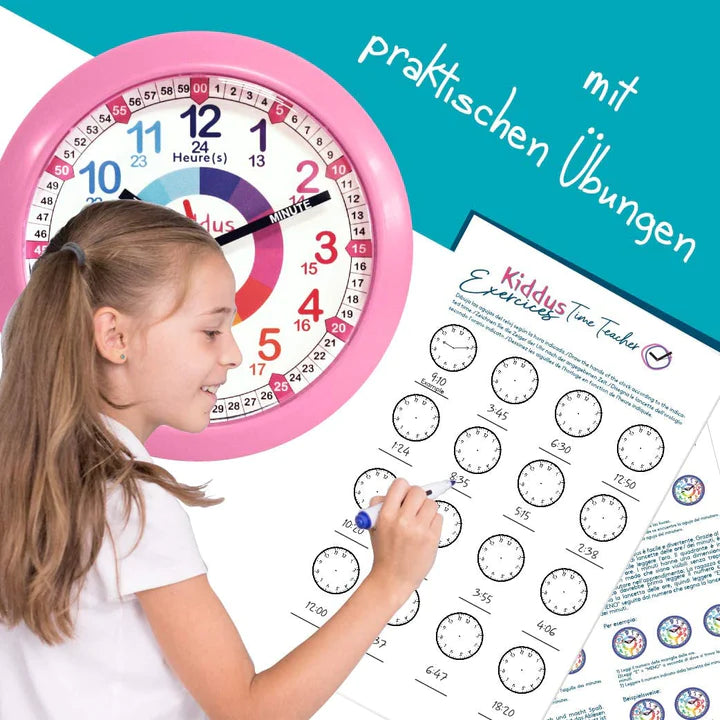 Learning Time Watch ⮞Time Teacher Watches Kids 【Easy to Learn & Read Time】 – Kiddus