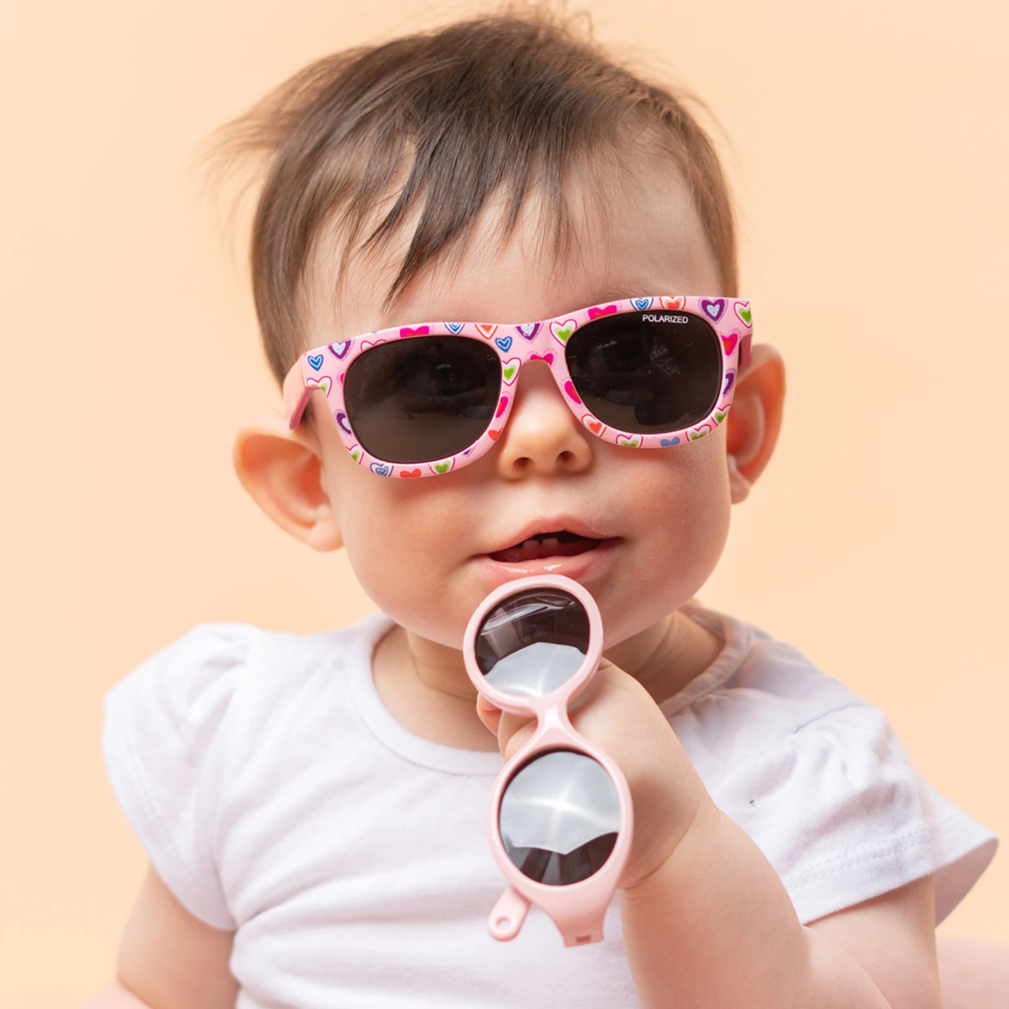 BABY Heart Princess パンプス ピンク Heart Shaped Sunglasses for Toddlers | Pink Heart Sunglasses