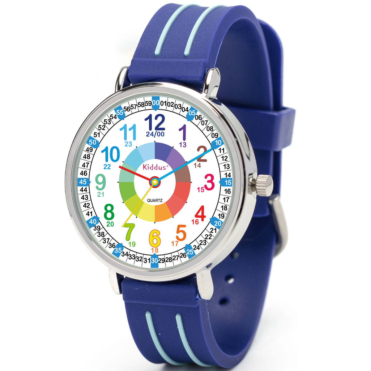 Blue Classic Time Teacher - Educational Watch for Kids | Kiddus