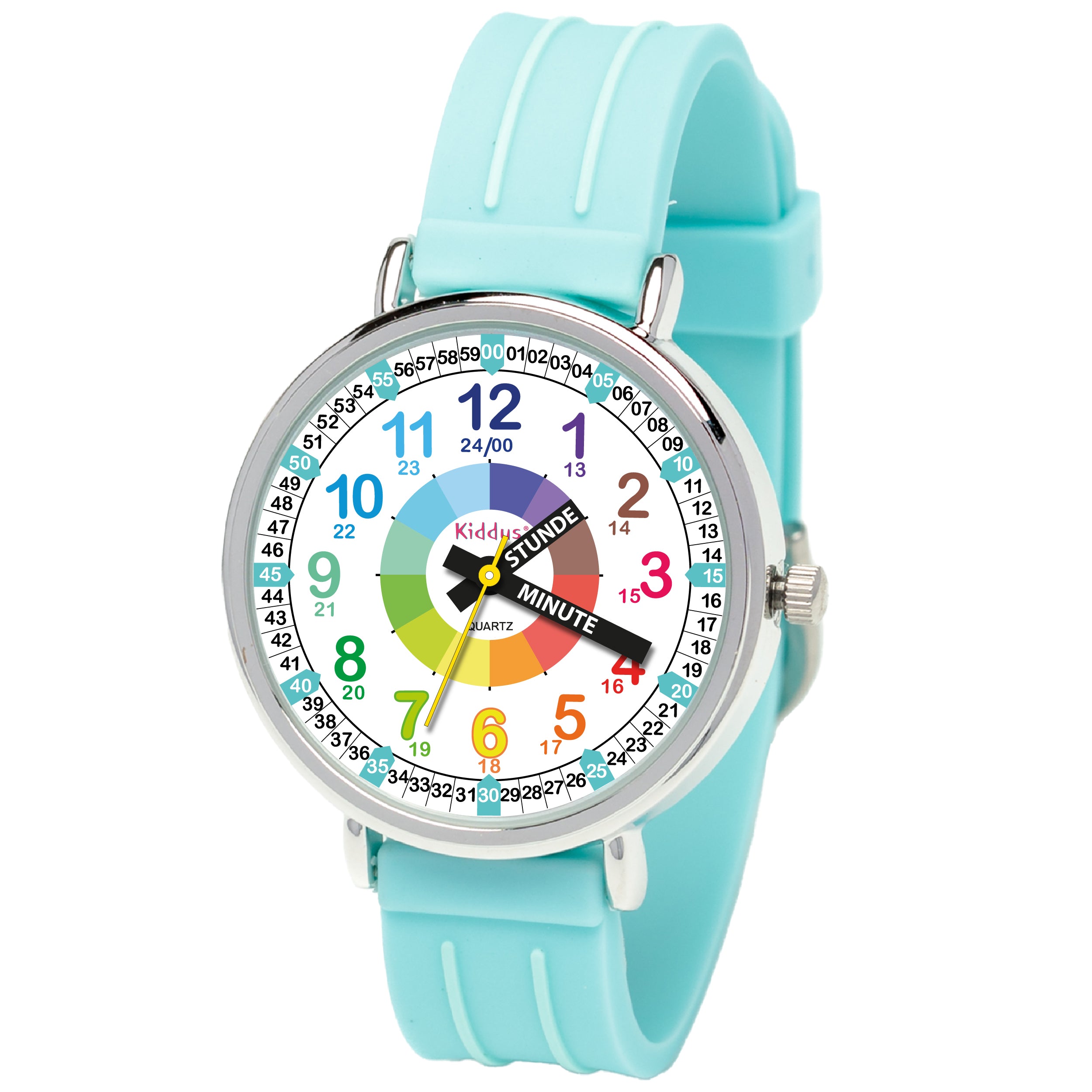 Educational Watch for Kids Turquoise Time Teacher - Kiddus