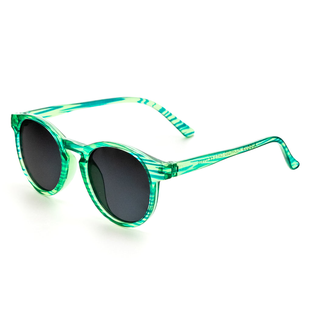 Gafas De Sol Kiddus Para Niños - UV400, Resistente A Golpes, Ligeras - Modelo Retro Negras (A Partir De 6 Años)