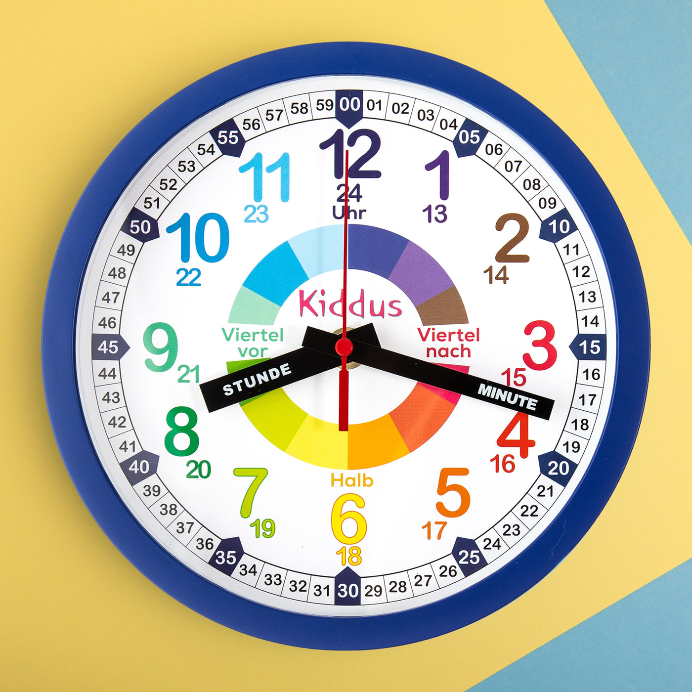 Kiddus Orologio Educativo per Bambini. Da Polso, Analogico. Con Esercizi per Imparare a Leggere l'Ora. Disegnato a Barcelona. Deutsch Türkis Kiddus Orologio Educativo per Bambini. Da Polso, Analogico. Con Esercizi per Imparare a Leggere l'Ora. Disegnato a Barcelona. Deutsch Türkis