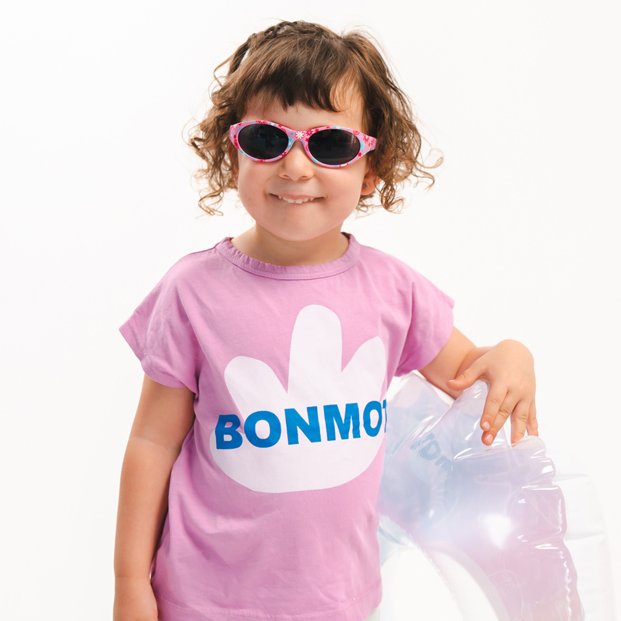 Occhiali Da Sole Bambina A Cuore Paia, Protezione UV, Colori