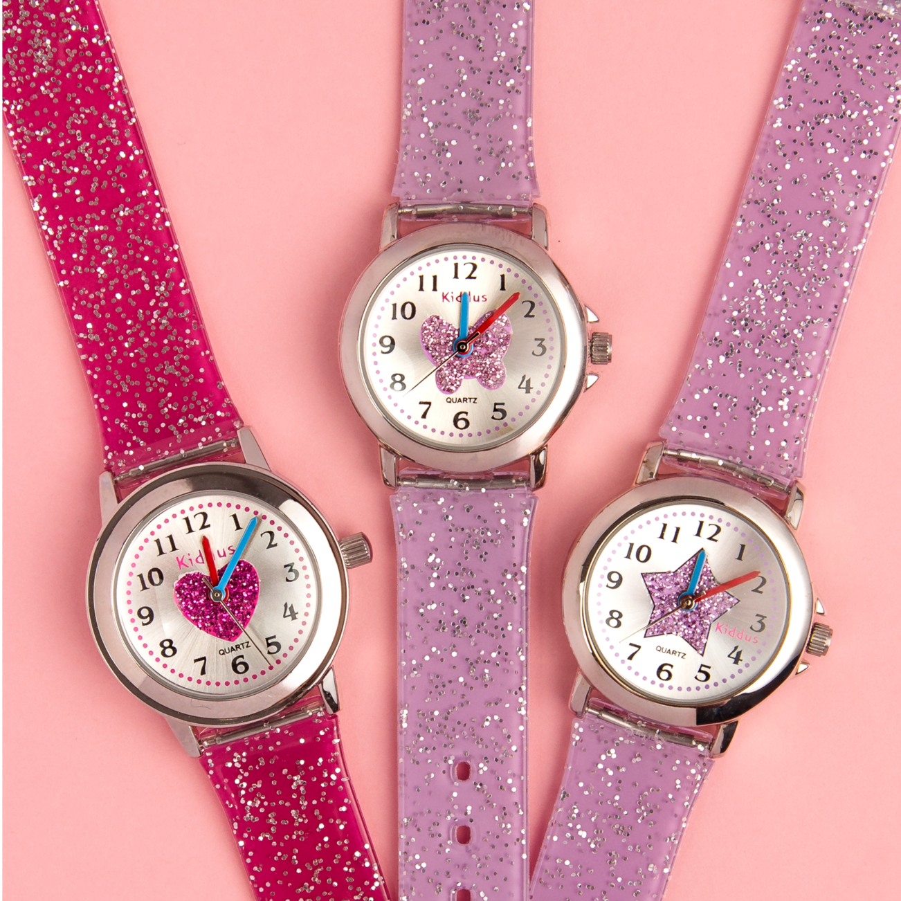 ➤Pink Girl Stylish Watch【FREE SHIPPING】 – Kiddus