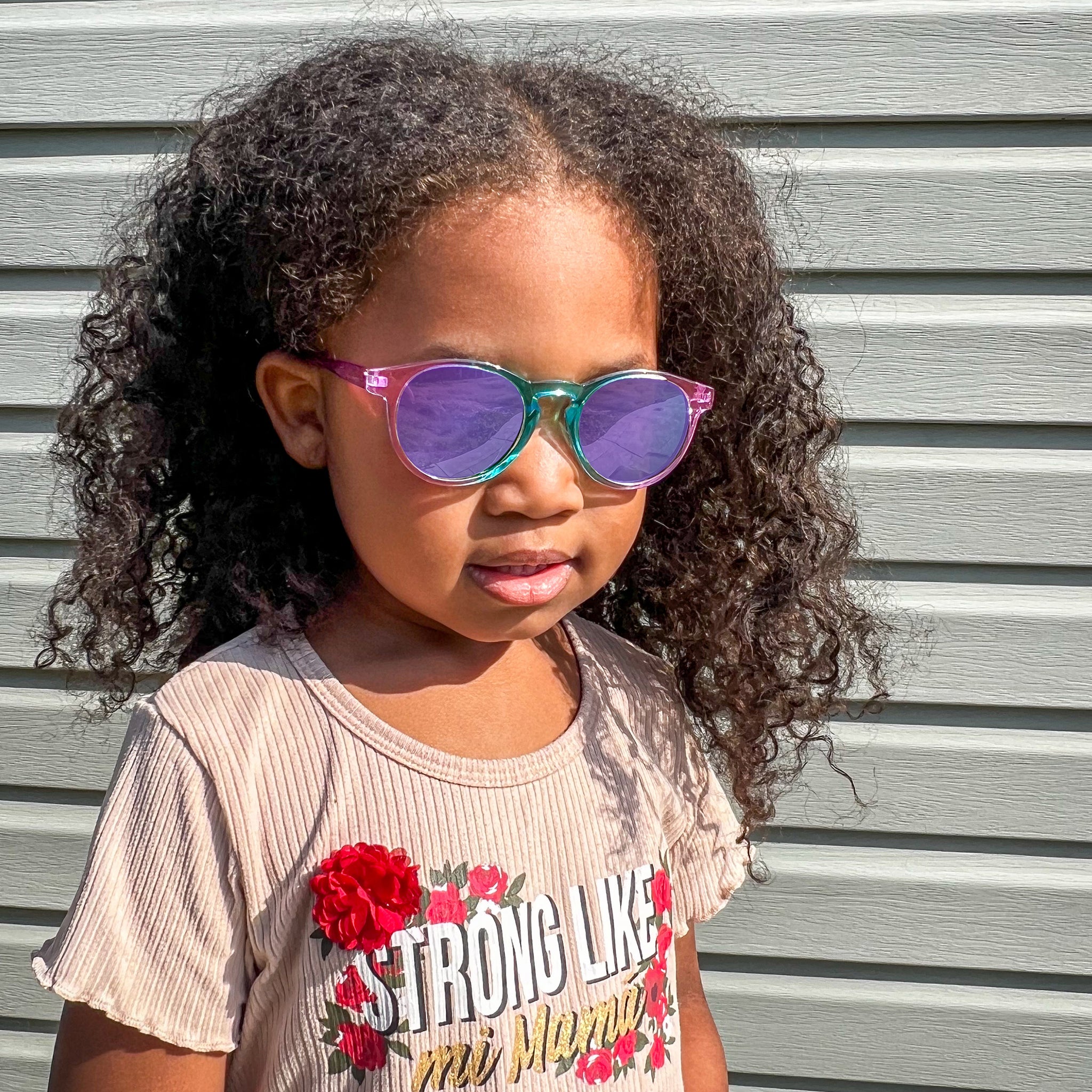 ➤Multicolor Girl Kids Sunglasses from 4 years – Kiddus display picture 3